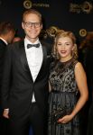 Amsterdam 16 oktober 2014
Uitreiking gouden televizierring in Carre. Luuk Ikkink me vrouw