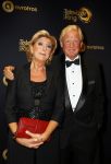 Amsterdam 16 oktober 2014
Uitreiking gouden televizierring in Carre. 
Marga v Praag met partner Ben Haveman