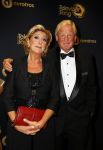 Amsterdam 16 oktober 2014
Uitreiking gouden televizierring in Carre. 
Marga v Praag met partner Ben Haveman