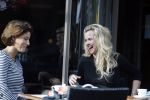 Amsterdam 15 oktober 2014
Maria Kooistra op terras met Kristina Bozilovic voor intervieuw in de talkies