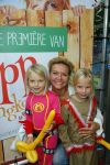 Amstelveen 5 oktober 2014
Premiere Pippi Langkous in de schouwburg van Amstelveen.
mariska v Kolck met kleindochter van haar vriend Hans Hugenholz