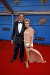 Utrecht 21 september 2014
Premiere moeder ik wil bij de revue in het beatrixtheater.
Mariska v Kolck en vriend Hans Hugenholz