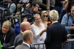 Den Haag 16 september 2014
Prinsjesdag met oa Koning Willem Alexander Koningin Maxima prinses Laurentien en prins Constantijn. Gouden Koets op het binnenhof.
Marjolein Horst RTL Verslaggeefster in gesprek met Geert Wilders