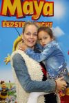 Amsterdam 5 oktober 2014
Premiere Maya de Bij in pathe arena. Marlayne Sahupala met dochter