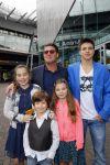 Amsterdam 5 oktober 2014
Premiere Maya de Bij in pathe arena. Martijn Krabbe met zijn kinderen Bickel Jasmijn Achillesen Michelle