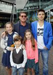 Amsterdam 5 oktober 2014
Premiere Maya de Bij in pathe arena. Martijn Krabbe met zijn kinderen Bickel Jasmijn Achillesen Michelle