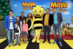 Amsterdam 5 oktober 2014
Premiere Maya de Bij in pathe arena. Martijn Krabbe met zijn kinderen Bickel Jasmijn Achillesen Michelle