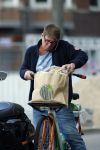Amsterdam 21 september 2014
Martijn Krabbe doet boodschappen bij Albert heijn