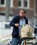 Amsterdam 21 september 2014
Martijn Krabbe doet boodschappen bij Albert heijn