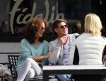 Amsterdam 22 september 2014
Martijn Krabbe met zijn nieuwe vriendin Bien Schumacher
