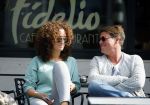 Amsterdam 22 september 2014
Martijn Krabbe met zijn nieuwe vriendin Bien Schumacher