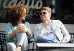 Amsterdam 22 september 2014
Martijn Krabbe met zijn nieuwe vriendin Bien Schumacher