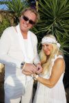 ibiza 26 september 2014
Trouwen Patty Brard en Antoine de Vijver bij babylon beach op ibiza. Mary Borsato met Bob Lewis