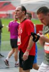 Amsterdam 12 oktober 2014
Rene Froger loopt met zoon Danny beste vriend Frank Schmitt de ajax loop ter voorbereiding op de New York marathon. Noud v d Boer