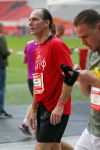 Amsterdam 12 oktober 2014
Rene Froger loopt met zoon Danny beste vriend Frank Schmitt de ajax loop ter voorbereiding op de New York marathon. Noud v d Boer