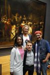 Amsterdam 19 september 2014
 Oleta Adams Roel v Velzen  Farhad Darya  krijgen de Obama tour in het rijksmuseum. Uiteindelijk kwamen ze bij de nachtwacht uit.
