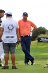 Vilamoura 10-11-12 Oktober 2014
Portugal Masters op GC Victoria
Vanwege de zware regenval gereduceerd van 72 naar 36 Holes
Padraig Harrington op de Driving Range
Foto Peter Smulders BV