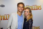 Amsterdam 22 september 2014
Premiere Pijnstillers in Tuschinski.
Pip Pellens met partner Pim Wessels
