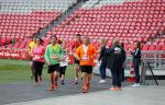 Amsterdam 12 oktober 2014
Rene Froger loopt met zoon Danny beste vriend Frank Schmitt de ajax loop ter voorbereiding op de New York marathon.