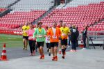 Amsterdam 12 oktober 2014
Rene Froger loopt met zoon Danny beste vriend Frank Schmitt de ajax loop ter voorbereiding op de New York marathon.