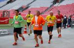 Amsterdam 12 oktober 2014
Rene Froger loopt met zoon Danny beste vriend Frank Schmitt de ajax loop ter voorbereiding op de New York marathon.