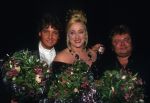 6 Maart 1995
Andre Hazes samen met Rene Froger en Karin bloemen
Foto Peter Smulders BV
