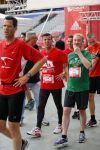 Amsterdam 12 oktober 2014
Rene Froger loopt met zoon Danny beste vriend Frank Schmitt de ajax loop ter voorbereiding op de New York marathon. Richard Knopper en Tarik Oulida