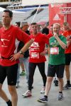 Amsterdam 12 oktober 2014
Rene Froger loopt met zoon Danny beste vriend Frank Schmitt de ajax loop ter voorbereiding op de New York marathon. Richard Knopper en Tarik Oulida