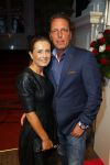 Amsterdam 29 september 2014
Beau monde awards in het Amstel hotel. Rob Geus met vriendin