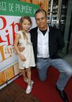 Amstelveen 5 oktober 2014
Premiere Pippi Langkous in de schouwburg van Amstelveen.
Robert Schoemacher met dochter Livia