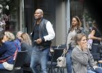 Amsterdam 23 september 2014
Roue Verveer heeft geluncht met een dame bij v Dam op de cornelis schuytstraat