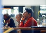 Hamburg 3 oktober 2014
Sylvie Meis verlaat haar appartement met haar nieuwe vriend Samuel Deutsch om te gaan lunchen in een restaurant.