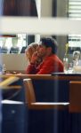Hamburg 3 oktober 2014
Sylvie Meis verlaat haar appartement met haar nieuwe vriend Samuel Deutsch om te gaan lunchen in een restaurant.