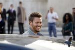 Amsterdam 30 september 2014
Kelly Kruger, Darin Brooks, Kim Matula, Scott Clifton, Ashleigh Brewer en Ferry Doedens uit de Amerikaanse soapserie The Bold and the Beautiful tijdens opnames op de dam in Amsterdam.