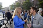 Amsterdam 30 september 2014
Kelly Kruger, Darin Brooks, Kim Matula, Scott Clifton, Ashleigh Brewer en Ferry Doedens uit de Amerikaanse soapserie The Bold and the Beautiful tijdens opnames op de dam in Amsterdam.