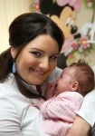 Nijmegen, 18 Oktober 2014
Sieneke met haar man Jan en baby Rosalie van 6 weken oud.
Foto Peter Smulders BV