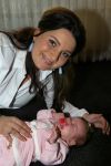 Nijmegen, 18 Oktober 2014
Sieneke met haar man Jan en baby Rosalie van 6 weken oud.
Foto Peter Smulders BV