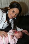 Nijmegen, 18 Oktober 2014
Sieneke met haar man Jan en baby Rosalie van 6 weken oud.
Foto Peter Smulders BV