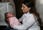 Nijmegen, 18 Oktober 2014
Sieneke met haar man Jan en baby Rosalie van 6 weken oud.
Foto Peter Smulders BV