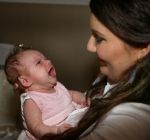 Nijmegen, 18 Oktober 2014
Sieneke met haar man Jan en baby Rosalie van 6 weken oud.
Foto Peter Smulders BV