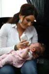 Nijmegen, 18 Oktober 2014
Sieneke met haar man Jan en baby Rosalie van 6 weken oud.
Foto Peter Smulders BV