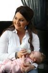 Nijmegen, 18 Oktober 2014
Sieneke met haar man Jan en baby Rosalie van 6 weken oud.
Foto Peter Smulders BV