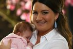 Nijmegen, 18 Oktober 2014
Sieneke met haar man Jan en baby Rosalie van 6 weken oud.
Foto Peter Smulders BV