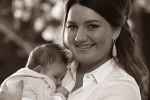 Nijmegen, 18 Oktober 2014
Sieneke met haar man Jan en baby Rosalie van 6 weken oud.
Foto Peter Smulders BV