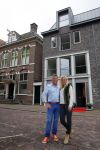 Hoorn 20 september 2014
Sonja Bakker en Jan Reus in hun nieuwe huis in Hoorn.