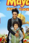 Amsterdam 5 oktober 2014
Premiere Maya de Bij in pathe arena. Sophia Wezer met zoon
