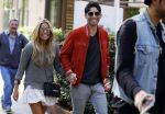Hamburg 3 oktober 2014
Sylvie Meis verlaat haar appartement met haar nieuwe vriend Samuel Deutsch om te gaan lunchen in een restaurant.