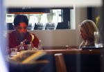 Hamburg 3 oktober 2014
Sylvie Meis verlaat haar appartement met haar nieuwe vriend Samuel Deutsch om te gaan lunchen in een restaurant.