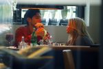 Hamburg 3 oktober 2014
Sylvie Meis verlaat haar appartement met haar nieuwe vriend Samuel Deutsch om te gaan lunchen in een restaurant.