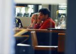 Hamburg 3 oktober 2014
Sylvie Meis verlaat haar appartement met haar nieuwe vriend Samuel Deutsch om te gaan lunchen in een restaurant.